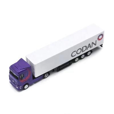 China Toy 1/87 Diecast Truck Model, 1:87 Scale Die Cast Truck, Container Truck Model for sale