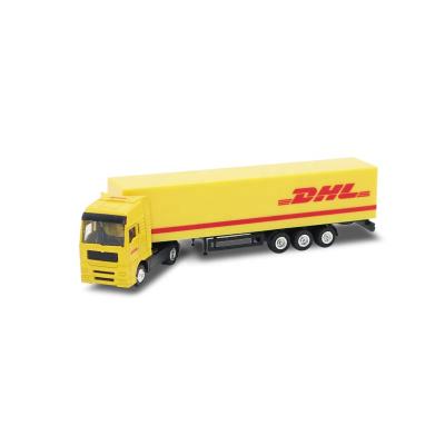 China Toy Customized diecast 1 diecast truck model by 87 Popular Trailer Truck toys for kids for sale