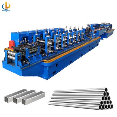 China HF welder decorative aluminum round tube making machine emt steel pipe production line for sale