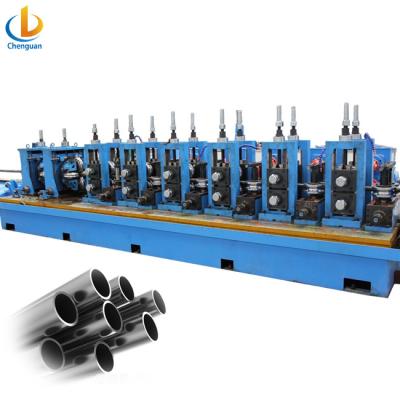 China Automatic HF welding round steel pipe making machine erw tube mill equipment for sale