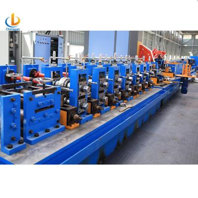 China HF argon welding round ss ms gi carbon steel pipe making machine 310/304 cold pipe mill for sale