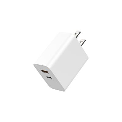 China Hot Sale Mobile Phone 30W PD QC3.0 Wall Charger 2 Left Fast Charger 30w USB-c Smart Power Adapter With ETL kc CE SAA UKCA for sale