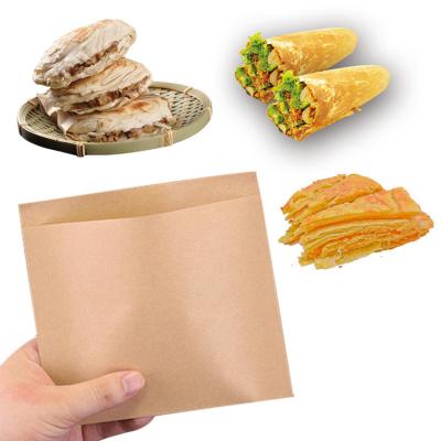 China Recycled Materials Food Grade Wax Paper Biodegradable Grease Bag For Burger for sale