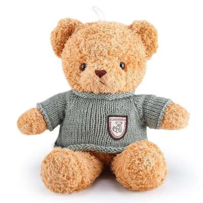 China Lovely Cute Plush Bear Children's Plush Sweater Multi-size Sweater Valentine's Day Gift Plush Toy. for sale