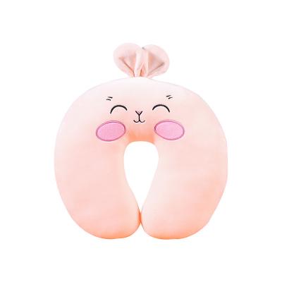 China Fashion adult rabbit and kids frog neck pillow can relieve fatigue and customize plush toys. for sale