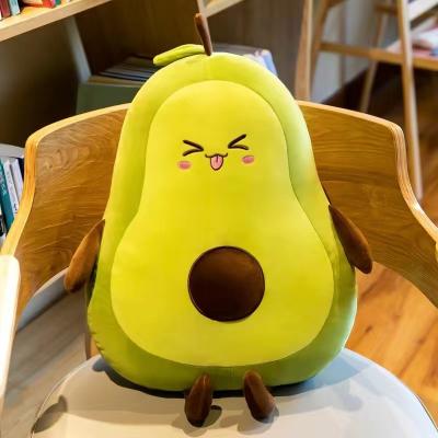 China Popular pillow cushion children's avocado birthday gift doll plush toy. for sale