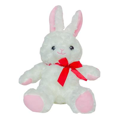 China Cute Funny Cute Link Red Rabbit Gives Kids Birthday Present Valentine's Day Gift Customized Stuffed Animal Toys for sale