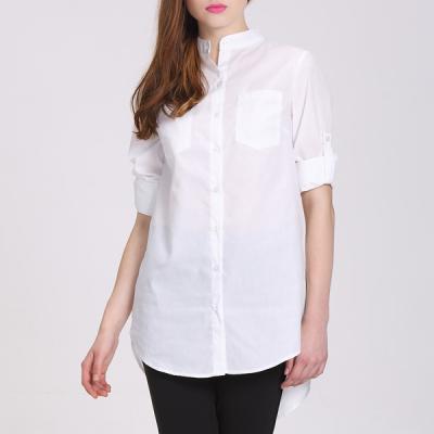 China Manufacturer Wholesale Women White Office High Quality Anti-pilling Shirt for sale