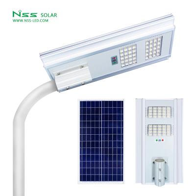 China Solar Pathway Lights Waterproof 200w Strong Lumens Powered Led All In One Integrated Solar Garden Street Road Light Outdoor Lights for sale