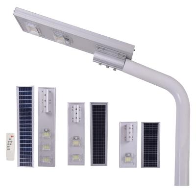 China Solar Powered Street Lights Strong Lumens Quality 50w 100w 150w Outdoor Waterproof Solar Powered Motion Sensor Led All In One Solar Street Lights for sale