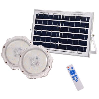 China Residential High Lumens Led Ceiling Lamp Solar Watts 50w Indoor Remote Control Outdoor Hanging Lights for sale