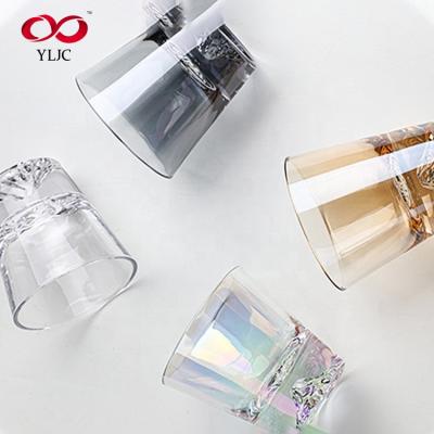 China YLJC Modern High Quality Fishon Cup Luxury Color Wine Glass Mug for sale