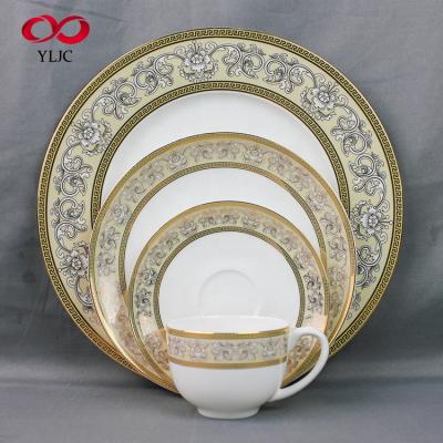 China Viable German Custom Bone China Dinnerware Set Fine Dinner Set for sale