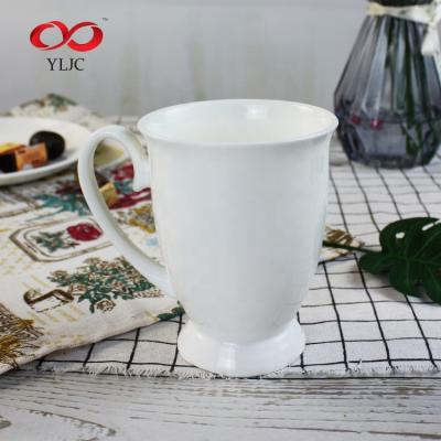 China Viable Porcelain Mug Bone China Ceramic Coffee Mug Personalized Drinkware Sublimation Mugs for sale