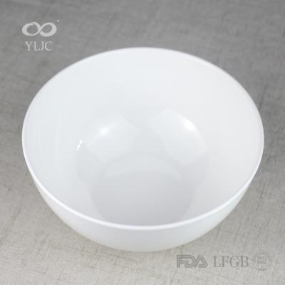 China Viable Wholesale Custom Made Porcelain Bulk Soup White Ceramic Bowl Set for Restaurant for sale