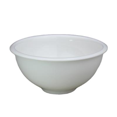 China Sustainable Reusable Unbreakable Ceramic Soup Bowl with Spoon and Dish for sale