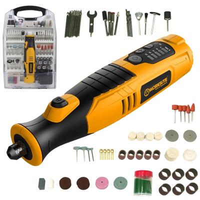 China WORKSITE 110Pcs Customized Rotary Tool Accessories 8V Carving Set Cordless Mini Grinder Cutter Diamond Jewelry Wood Rotary Tool for sale