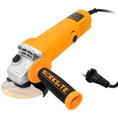 China Mini Small Portable Professional Corded Metal Grinders Powerful WORKSITE Angle Grinder Tools Cutter Electric Angle Grinder 100mm for sale