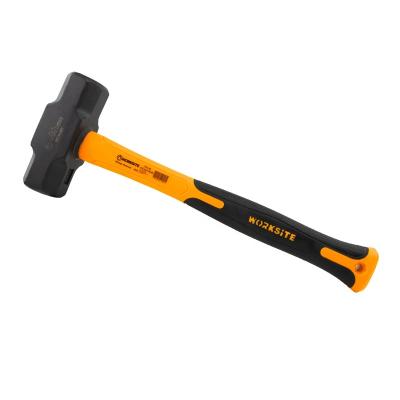 China DIY Tools 4lb High Quality Safety Sledge Hammer Nail Hammer Construction Site Slide Fiberglass Wood Hammer for sale