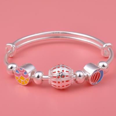 China women & Men Fashion Pure Solid 925 Sterling Silver Bracelets Silver Bangles for Women and Men for sale