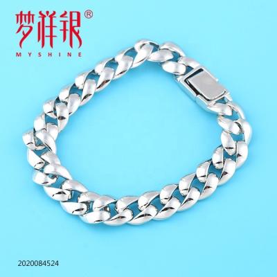 China Myshine CLASSIC Italian Style Cuban Link Bracelet For Men Jewelry for sale