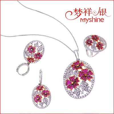 China Wholesale 925 china silver hot sale silver jewelry online silver jewelry set for sale