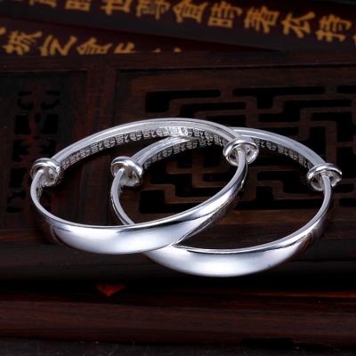 China Latest MYSHINE Folk Chinese Baby Sterling Silver Anklet for sale