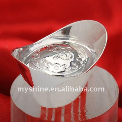 China Chinese Classic Wedding Gift China Best Silver Ingot for sale