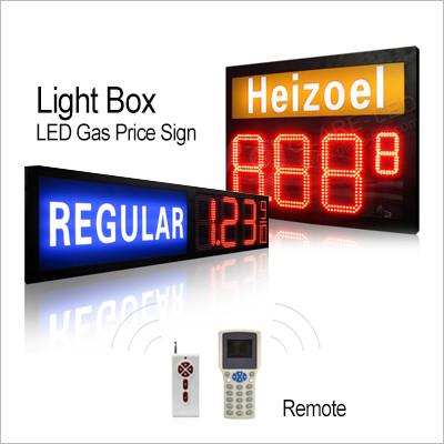 China olieprijsbord voor benzinestation led pomp topbord gaswisselaar led pomp topper gasprijs display Te koop