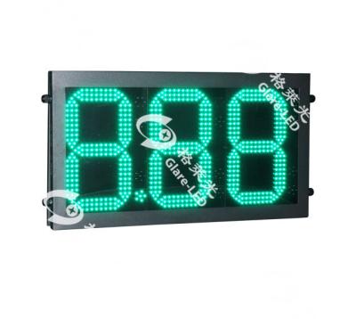 China Customized Digital Fuel Sign Number Led Display Board with Red Yellow Green Blue White for sale