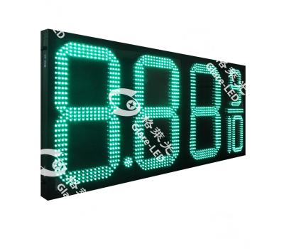 China Fuel Station Pylon Sign LED Display High Resolution TCP/IP Led Gas Price Display Sign for sale