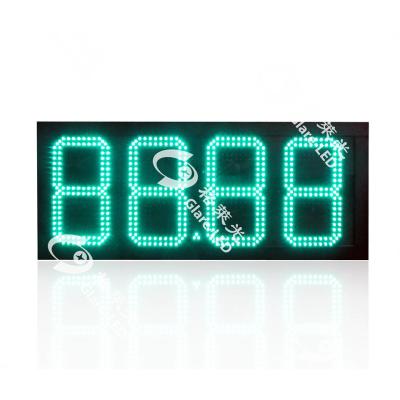 China Oil Petrol Station Price Board 5000/M2 8000cd/M2 Resolution Gas Price Sign Led for sale