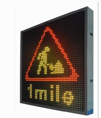 China Cold Rolled Iron Cabinet Led Lane Control Guide Displays Traffic Variable Message Sign for sale