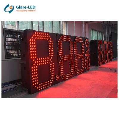 中国 72インチ 赤 8.88 9 10 ピクセル チューブ LED ガスのサイン 屋外 LED ディスプレイ 販売のため