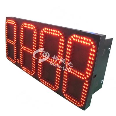 China 60HZ 50HZ Super Huge Size 8.889 10 Led Gas Price Sign For Gas Station Changing for sale