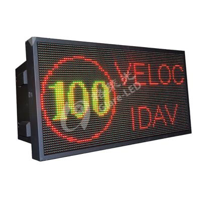 China LED-scrollingsignalen met Wifi-programmeerbare helderheid 9000CD/M2 Resolutie 16*16 Te koop