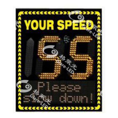 China Solar Powered Digital Speed Limit Signs Pre-Warning Led Variable Message Signs for sale