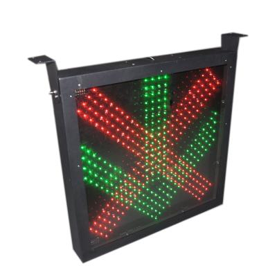 China 600*600mm Toll Station Stop And Go Led Traffic Light Blinker with Product Size 400*400 for sale