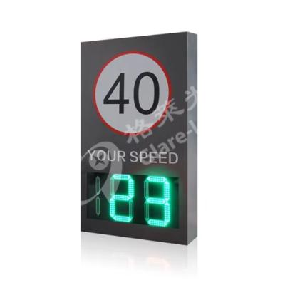 China High Brightness LED Display Radar Speed Sign Waterproof Level IP65 Outdoor Solar Powered for sale