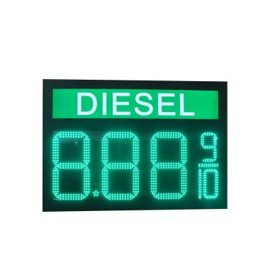 China Fuel Station Pylon Sign LED 7 Segment LED Board with TCP/IP Communication Display for sale