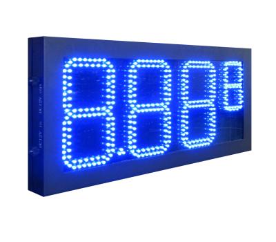 China IP65 Waterproof 7 Segment 18 Inches Digital LED Gas Signs for Outdoor at Gas Station for sale