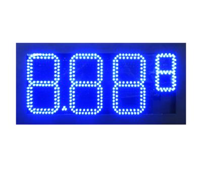 China 18 Inches Digital LED Gas Signs 7 Segment IP65 Waterproof for Gas Station Advertising for sale