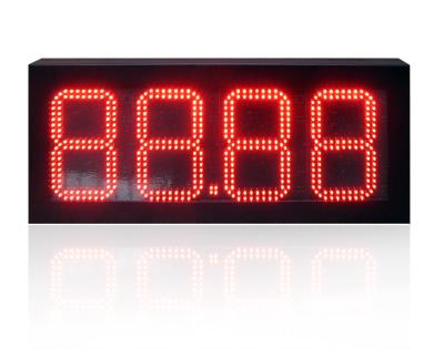 China Gas Station Display Electronic Sign Board with 8.889/10 Nember Format LED Sig for sale