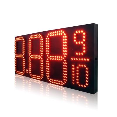 China 60HZ 50HZ 3G RF TCP IP Red Gas Station Led Price Signs Board Signage 8.889 10 for sale