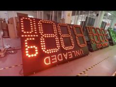 Pixel Cluster LED Gas Price Sign