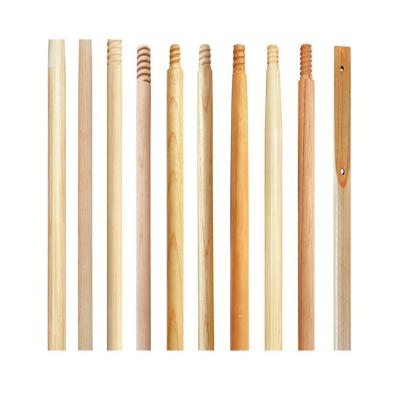 China High quality floor broom wooden handles, wooden threaded handles, customizable connection possibilities for sale