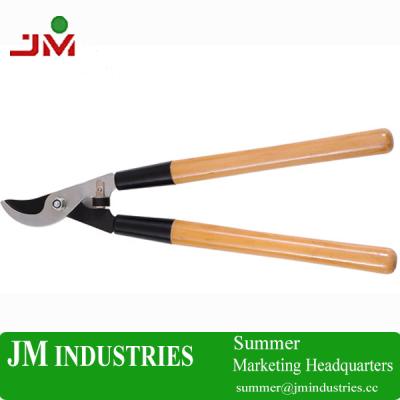 China Free Sample Handle Hand Tools Shears Anti-Slip Pruner Shear With Wooden Handle for sale