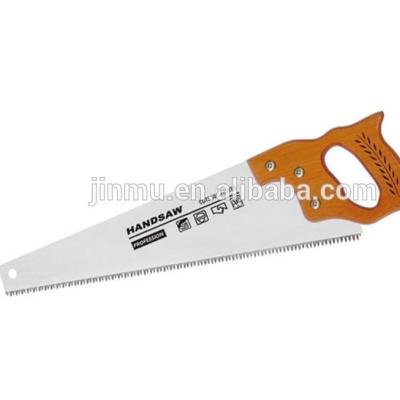 China Shanghai FSC High Quality Steel Wooden Steel Cutting Hand Saw With Wooden Handle for sale