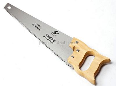 China 65Mn 18inch Steel Wooden Steel Cutting Hand Saw With Wooden Handle for sale