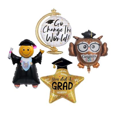 China Doctor Owl balloon Star Party Congrats Graduation of YH 2022 toy graduation globos big gift for sale